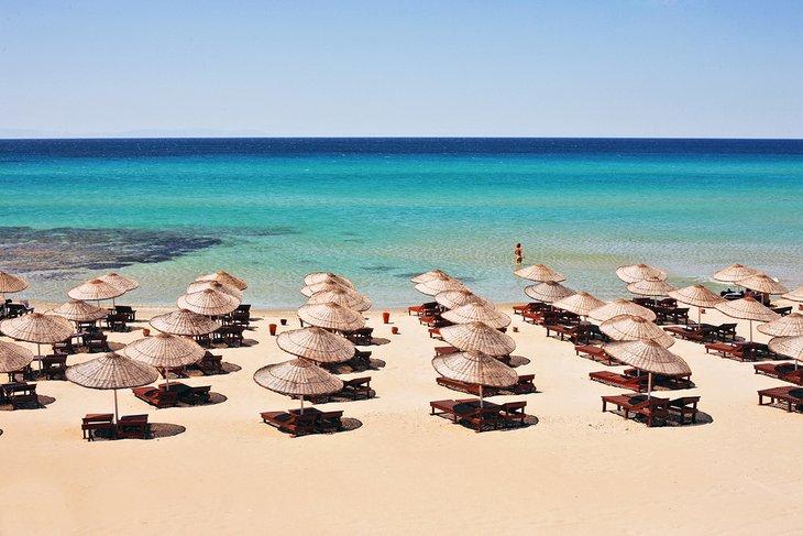 Una de las muchas playas de la Península de Çesme