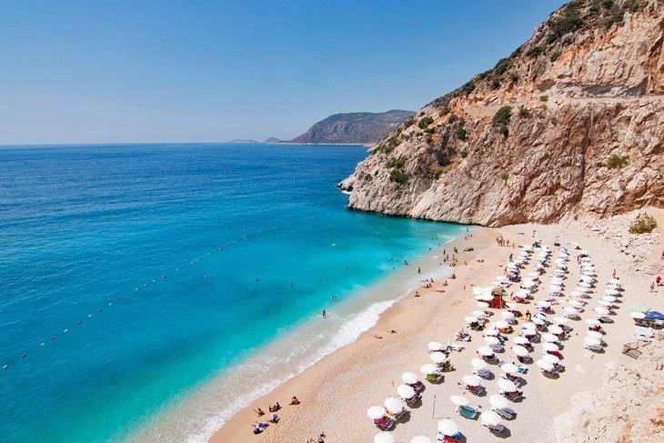 Vista aérea de la Playa Kaputaş
