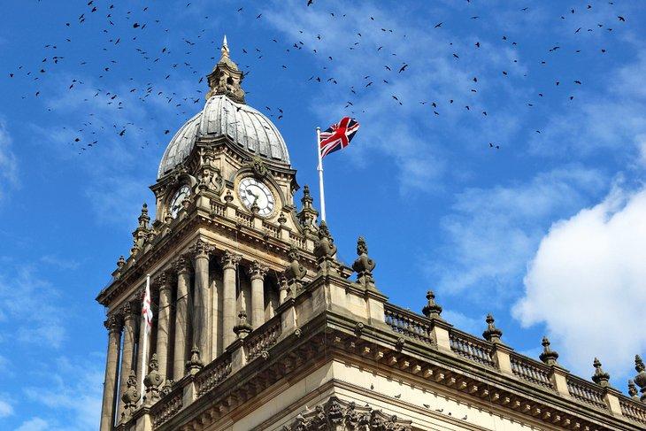 Hôtel de Ville de Leeds dans le Headrow
