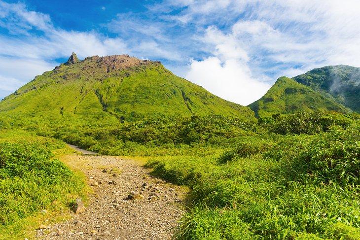 Der La Soufrière Wanderweg