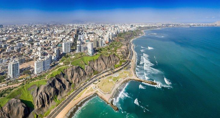 Luftaufnahme von Miraflores, Lima