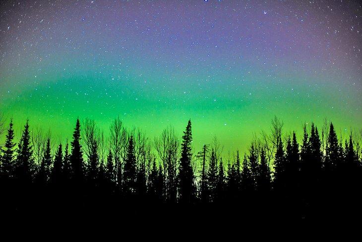 Auroras boreales en Minnesota