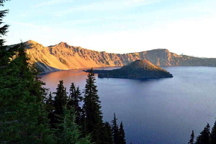 Wizard Island und Crater Lake