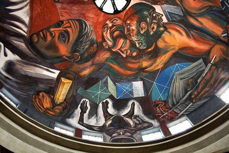 Mural de José Clemente Orozco en la Universidad de Guadalajara