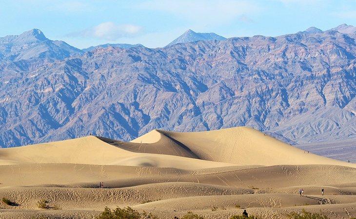 Dunas en el Parque Nacional de Death Valley