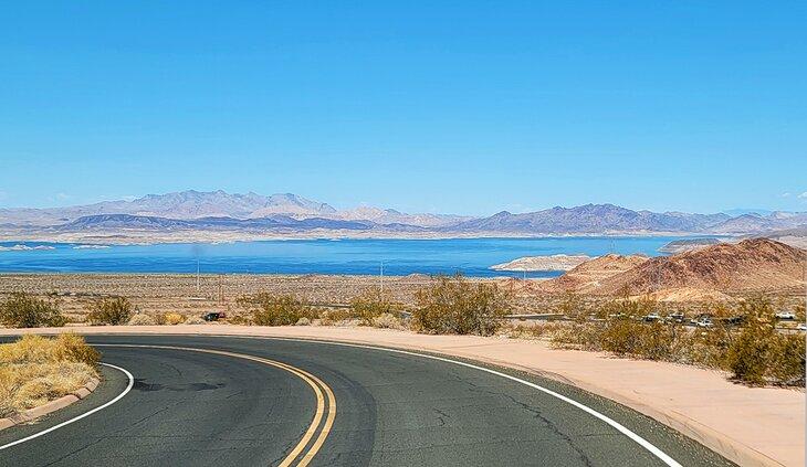 Vista de Lake Mead desde el Centro de Visitantes de Lake Mead