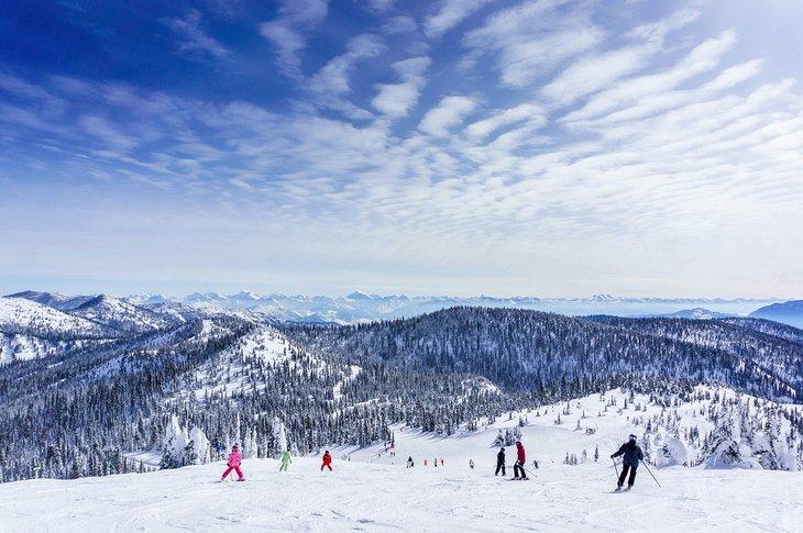 Esquiando en Whitefish