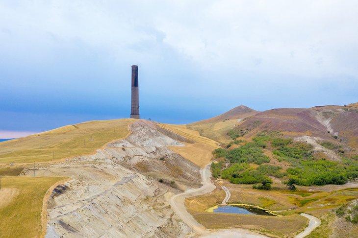 Histórica Chimenea de Fundición en Anaconda