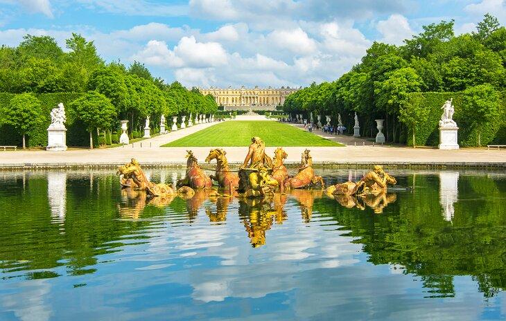 Fuente de Apolo en los Jardines de Versalles