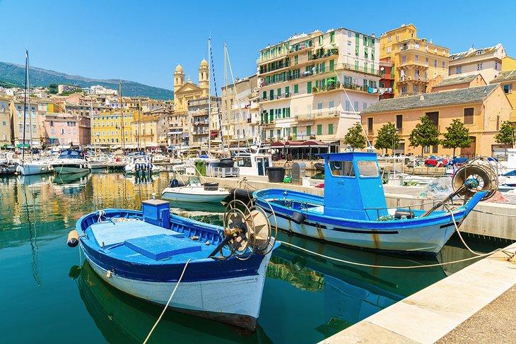 Fischereiboote in Bastia, Korsika