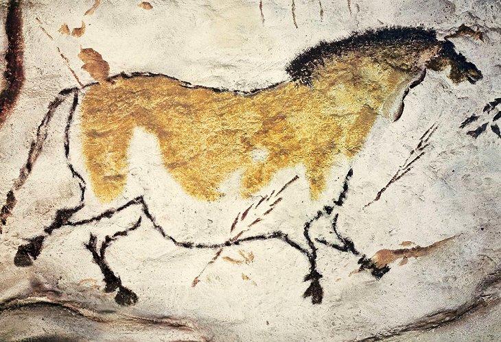 Prähistorische Malerei in der Lascaux Höhle
