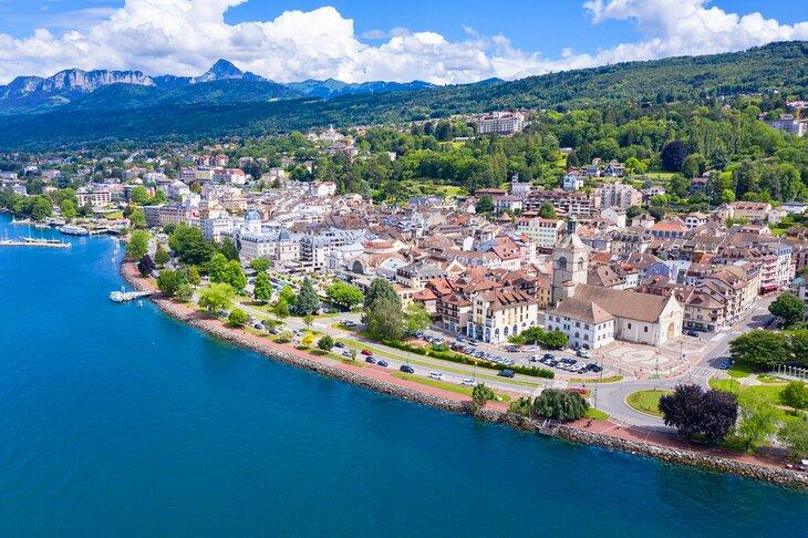Luftaufnahme von Evian-Les-Bains