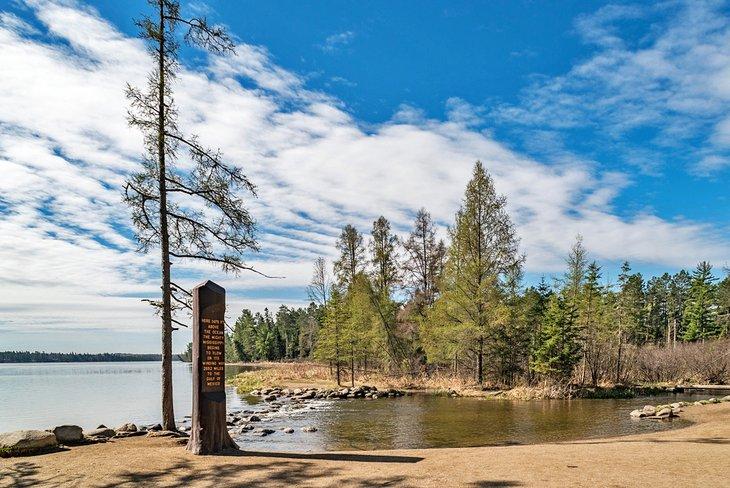 Cabeceras del Mississippi en el Parque Estatal Itasca