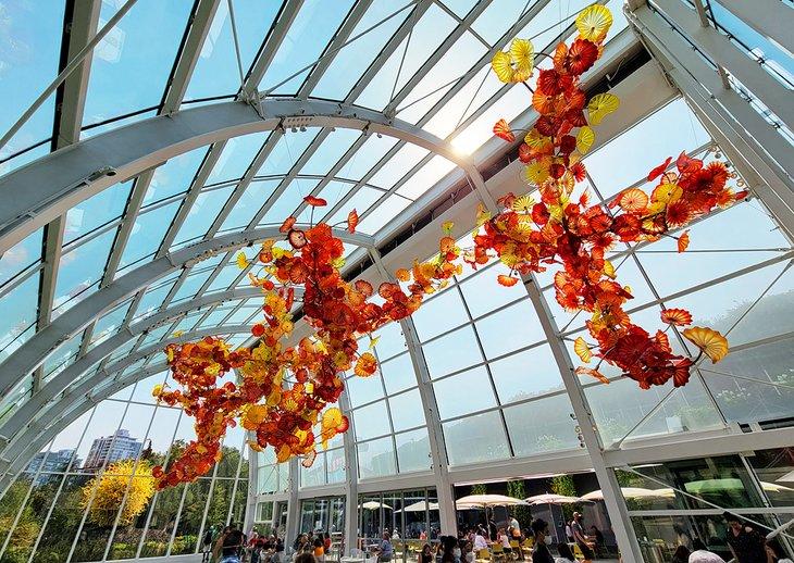 Gewächshaus im Chihuly Garden and Glass