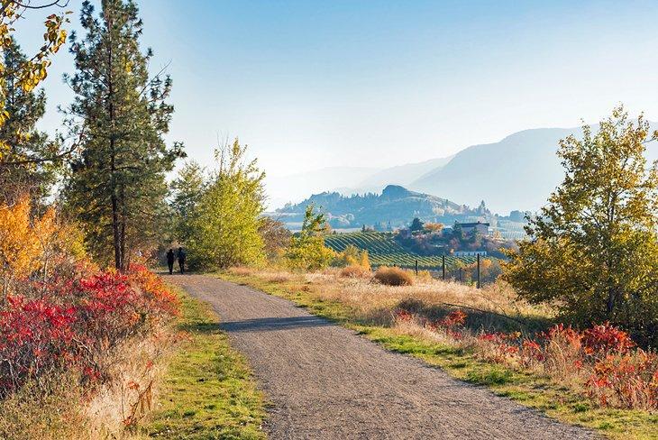 Sendero Kettle Valley cerca de Penticton