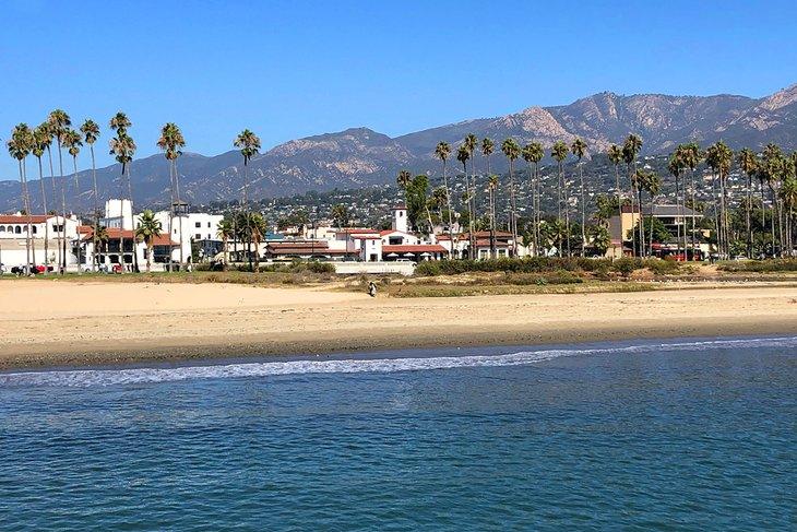 Vista de Santa Bárbara desde Stearns Wharf
