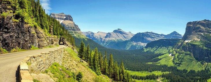 La Route Going-to-the-Sun, Parc National des Glaciers