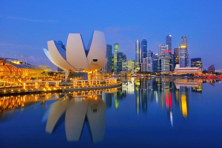 Skyline von Singapur