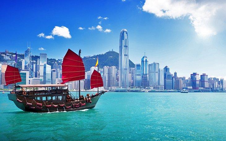 Victoria Harbour in Hongkong