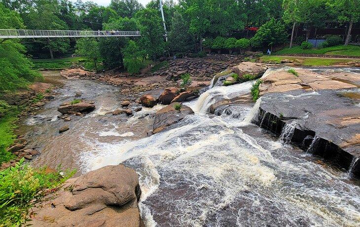Le Liberty Bridge sur la rivière Reedy