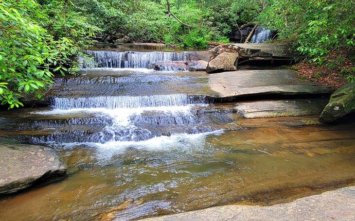 Carrick Creek Falls dans le parc d'État de Table Rock