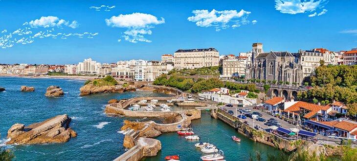 Vista panorámica de Biarritz