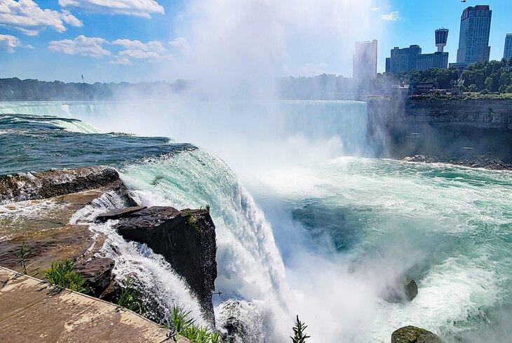 Vista de las Cataratas en forma de herradura desde Terrapin Point