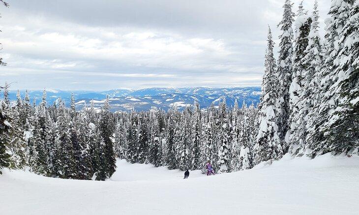 Una pista en SilverStar Mountain Resort