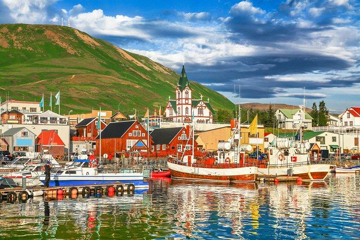 Das Fischerdorf Husavik