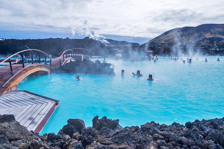 Die Blaue Lagune in der Nähe von Reykjavik