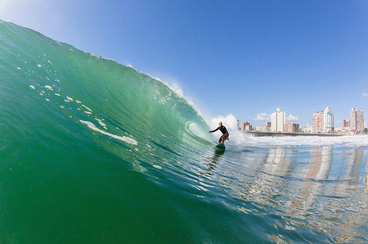 Surfista en Durban