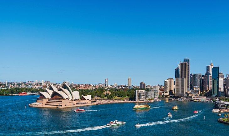 Sydney Harbour und die Sydney Opera House