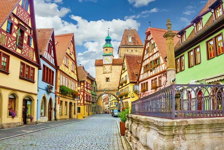 El encantador casco antiguo de Rothenburg
