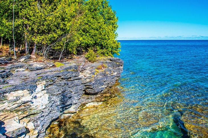 Parque del Condado de Cave Point, Lago Míchigan