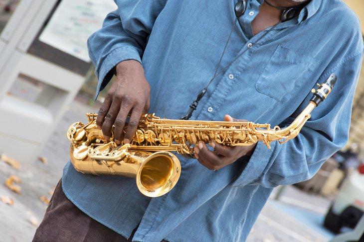 Jazzmusiker in Avignon