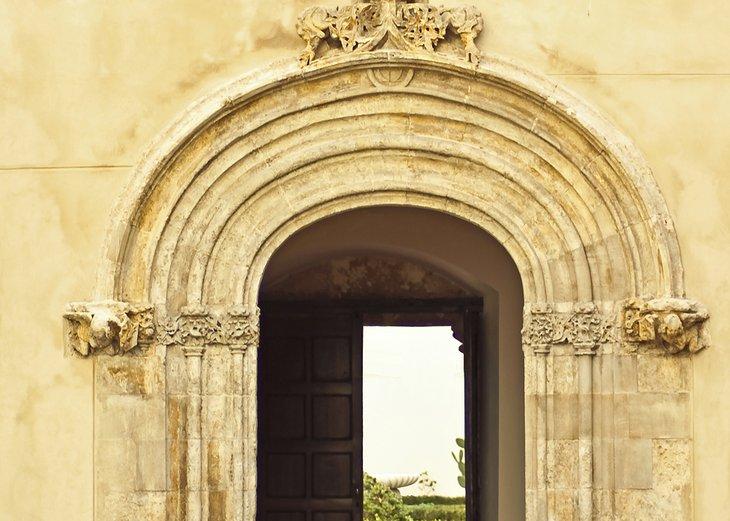 Puerta en el Palazzo Abatellis