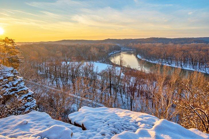 Río Meramec en Castlewood State Park
