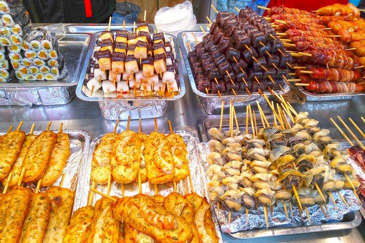 Comida callejera en Seúl