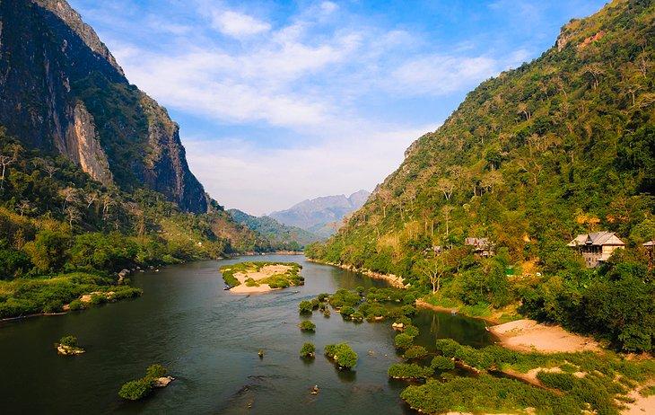 Point de vue de Nong Khiaw