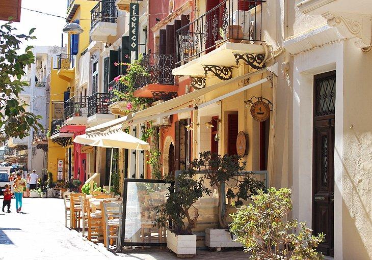 Una calle en el Casco Antiguo de Chania