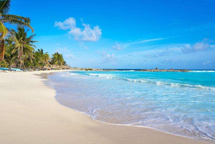Plage de Chen Rio sur l'île de Cozumel