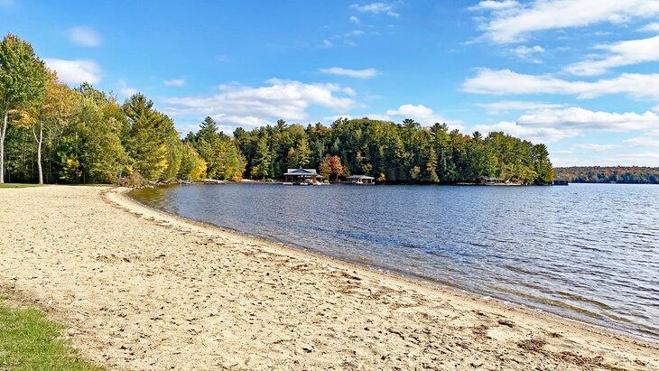 Plage de Kirby sur le lac Muskoka