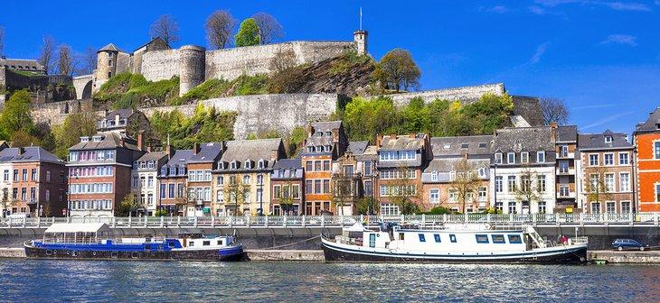 Ausblick auf den Fluss in Namur