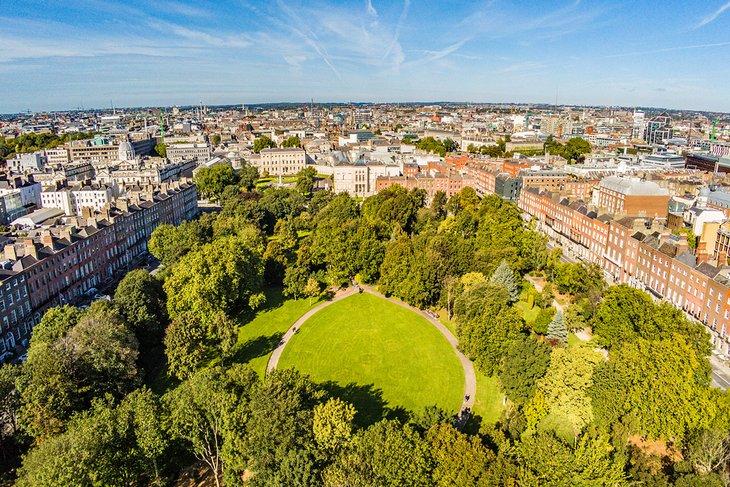 Vista aérea de Merrion Square