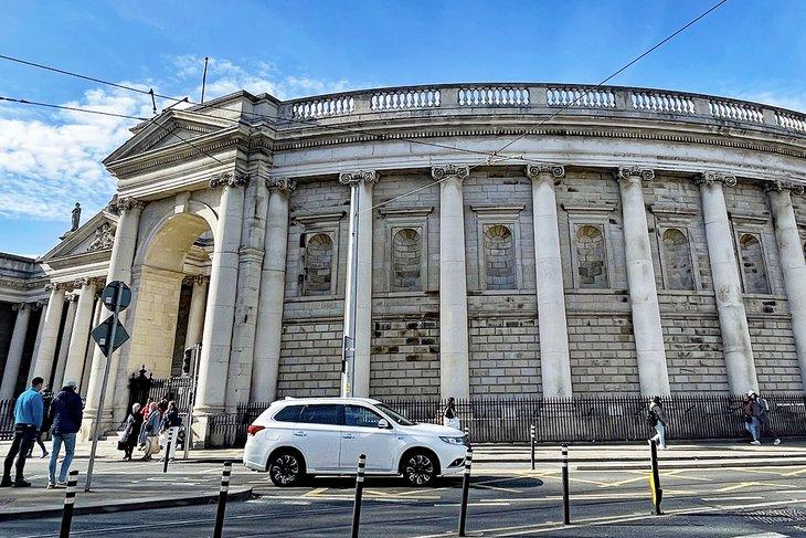 Edificios del parlamento en Dublín