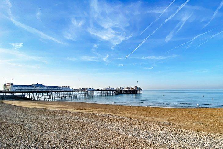 Strand und Pier von Brighton