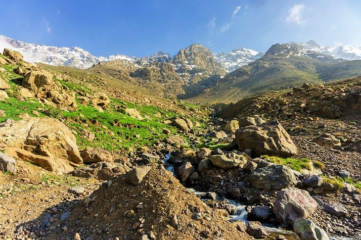 Campagne du Haut Atlas sur le Circuit Toubkal