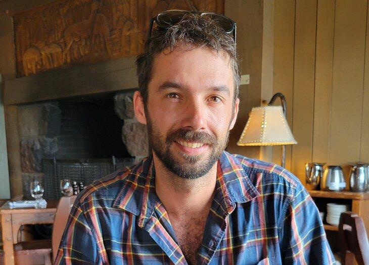 Autor Brad Lane en el Timberline Lodge