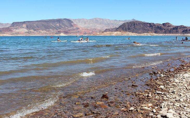 Plage de Boulder sur le lac Mead