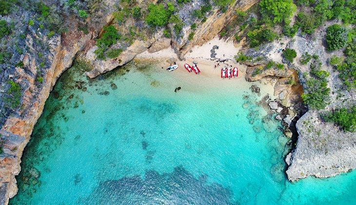 Luftaufnahme von Little Bay